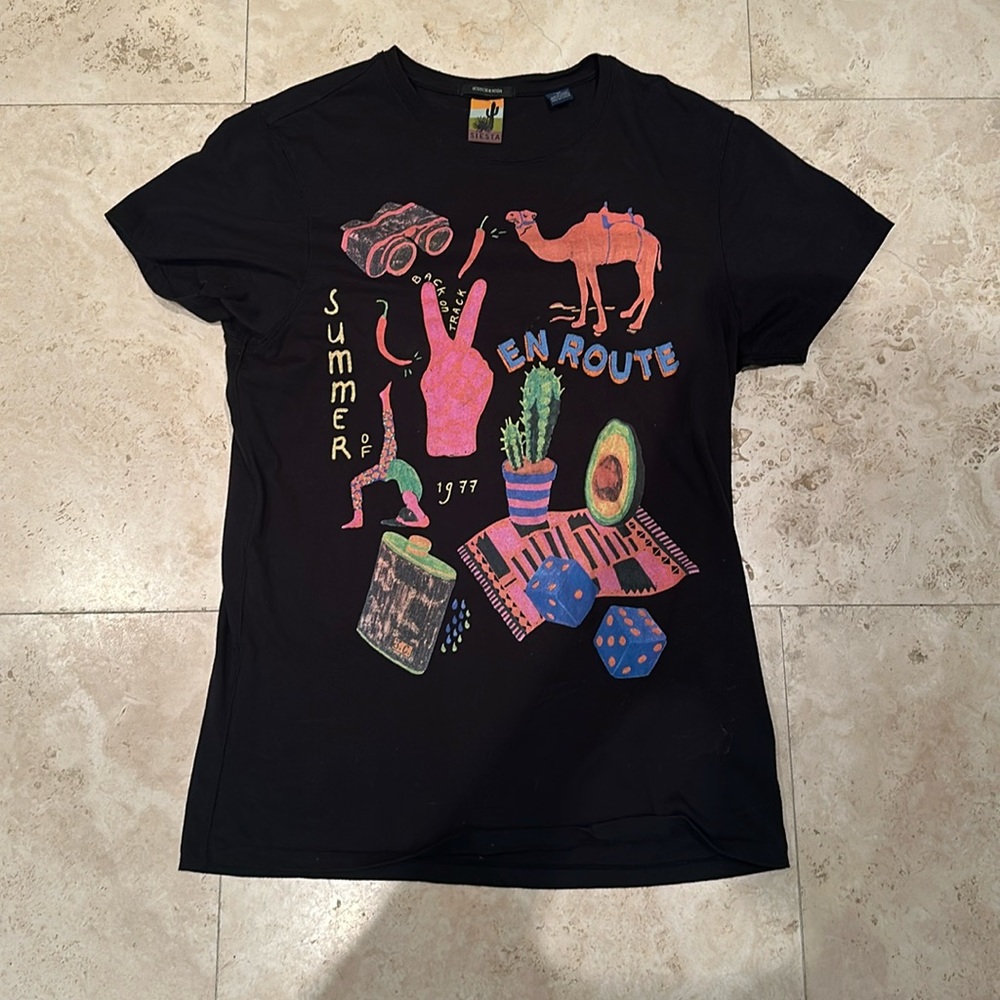Scotch and Soda Graphic T Shirt